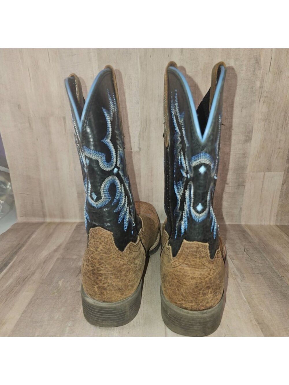 Ariat Kids Boots Size 4 (EU 35.5) Cowboy Western Rodeo Boy Girl - Picture 4 of 10